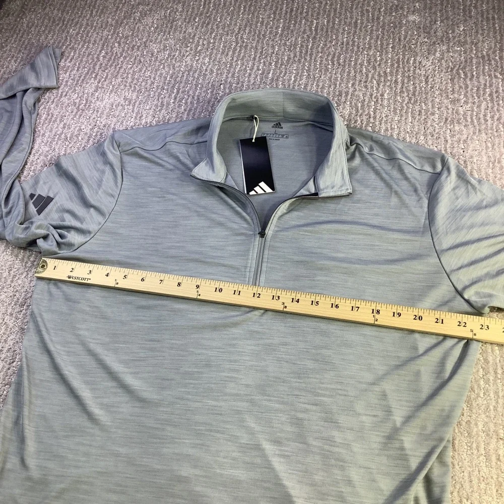 Adidas Golf 1/4 Zip Pullover Mens Long Sleeve Lightweight Baselayer Size‎ L NWT